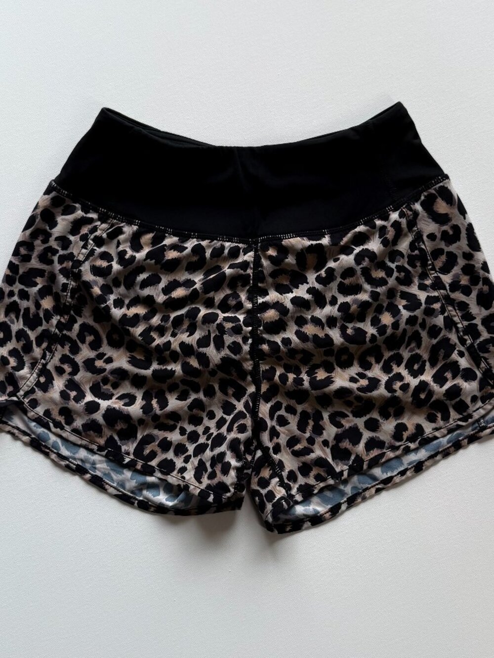 G Gradual Animal Cheetah Print Athletic Workout Shorts